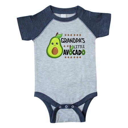 

Inktastic Grandpa s Little Avocado with Cute Baby Avocado Gift Baby Boy or Baby Girl Bodysuit