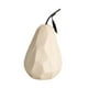thumbnail image 5 of Escultura de fruta de cerámica, decoración del hogar, estatua, accesorios, estatua de fruta moderna y sencilla. Pera beige, 5 of 9