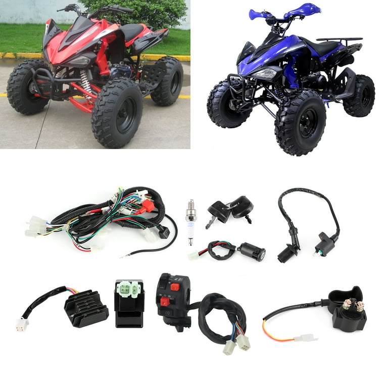 Electric start on sale quad bike