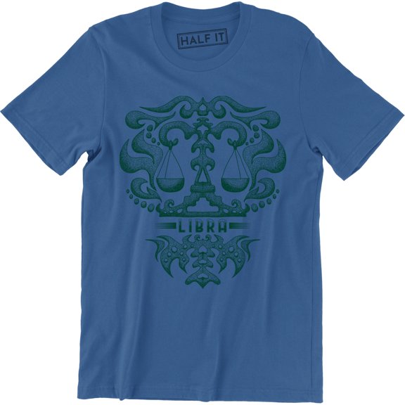 Libra Scrape Zodiac Sign Astrological Astrology Scales Men's T-Shirt