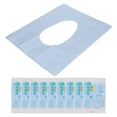 thumbnail image 2 of Cubierta de asiento de inodoro conveniente práctico liviano portátil biología degradable fuerte absorción cubierta de papel higiénico para viajes para el hogar Fugacal Otros, 2 of 8