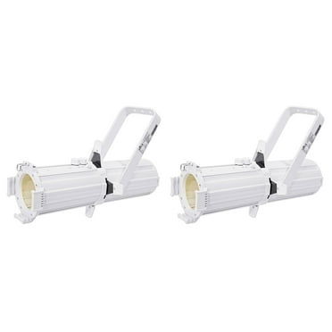 (2) Chauvet DJ EVE E-50Z Ellipsoidal White D-Fi LED Gobo Spot Lights Manual Zoom