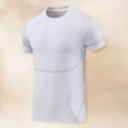 thumbnail image 2 of Men's Thin Summer Ice Silk Short Sleeve T - Shirt - Breathable for Running and Training, 2 of 8