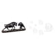 thumbnail image 1 of Escultura Moderna De Oso Toro Feng Shui Con Espejo Acrílico, Calcomanías De Pared De Pez, Decoración Artística Animal única Para Escritorio, Sofá, TV, Fondo, Regalo, 1 of 8