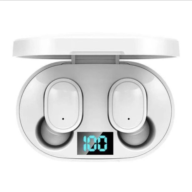Auriculares inalámbricos bluetooth 5.1, auriculares estéreo, auriculares deportivos, micrófono con caja de carga, para smartphone zhangmengya LED