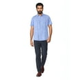 thumbnail image 2 of Cafe Luna Men's and Big Men's Short Sleeve Light Weight Woven Shirt, Size S-4XL, 2 of 7
