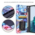thumbnail image 3 of Galaxy Wireless USA WPS21PLUS_BB Butterfly Leather Soft Shell Wallet Cell Phone Case for Samsung Galaxy S8 Plus, Blue, 3 of 6