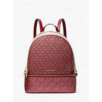 Michael Kors 35S9Sayb2T Abbey Medium Backpack Bag Quilted Leather Black  Silver - Walmart.com