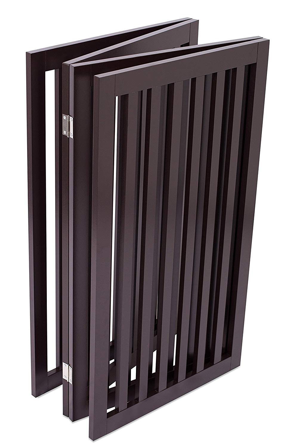 Internet's Best Traditional Pet Gate - 4 Panel - 36" Tall - Espresso - image 4 of 7