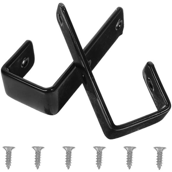 1 Set Of Bunk Bed Ladder Bracket Bed Ladder Fixing Hook Sturdy Bunk Bed Ladder Bracket Hook Black