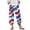 16-Red, variant on SELONE Fourth of July Womens Capris Pants Elastic Waist Wide Leg Pants Summer Trousers Loose Patriotic Outfits Blue L