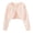 Light Pink, variant on Girls Cardigan Cotton Soft Lightweight Bolero Shrug Knit Sweater Crop Jacket Teen Girls Button Front School Uniform shawl