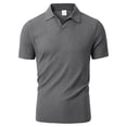 thumbnail image 5 of Men's Breeze Polo Shirt Ice Silk Wearbreeze Shirts Breathable Collared Short Sleeve Top for Casual, Golf and Business Casual Wear Gray Xl, 5 of 5