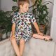 thumbnail image 4 of Balery Cute Butterfly Conjunto de Pijama Infantil de Manga Corta con Estampado – Ropa de Dormir de Algodón Suave-Medium, 4 of 6