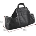 thumbnail image 2 of CHAO Cesta para troncos, bolsa de transporte para leña, organizador para transporte de leña, bolsa de lona portátil para exteriores para compras, 2 of 5