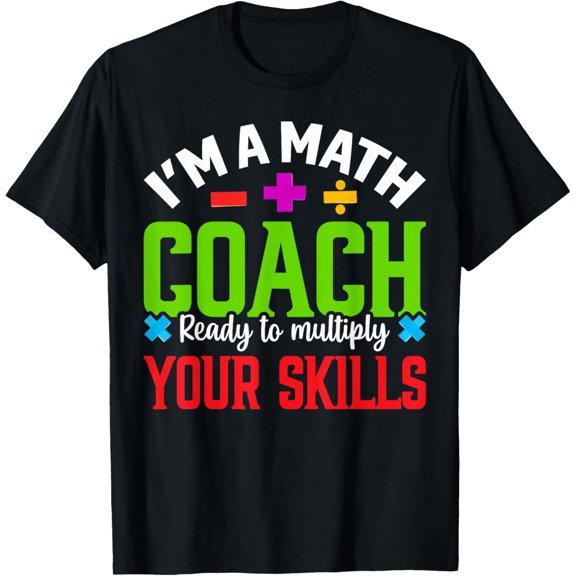Playful Comfort Tee - Funny Math Coach Mathematics T-Shirt