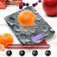 thumbnail image 5 of High Precision Digital Kitchen Scale Tempered Glass Food Scale Multifunction Scale Small Kitchen Appliances Silver Flowers Pattern, 5 of 7
