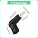 thumbnail image 2 of Adaptador Uxcell USB 3.1 de hembra Type-C a macho DC, adaptador en ángulo de 12V Type C a DC4017 4.0x1.7mm para banco de energía PD fuente notebook laptop tableta, 2 of 6