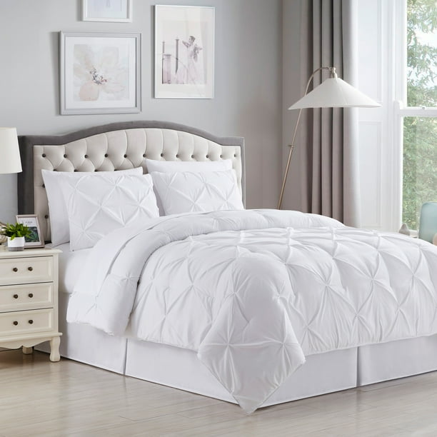 Pintuck Bed In A Bag 8 Piece Comforter Sheet Bed Skirt Sham Set