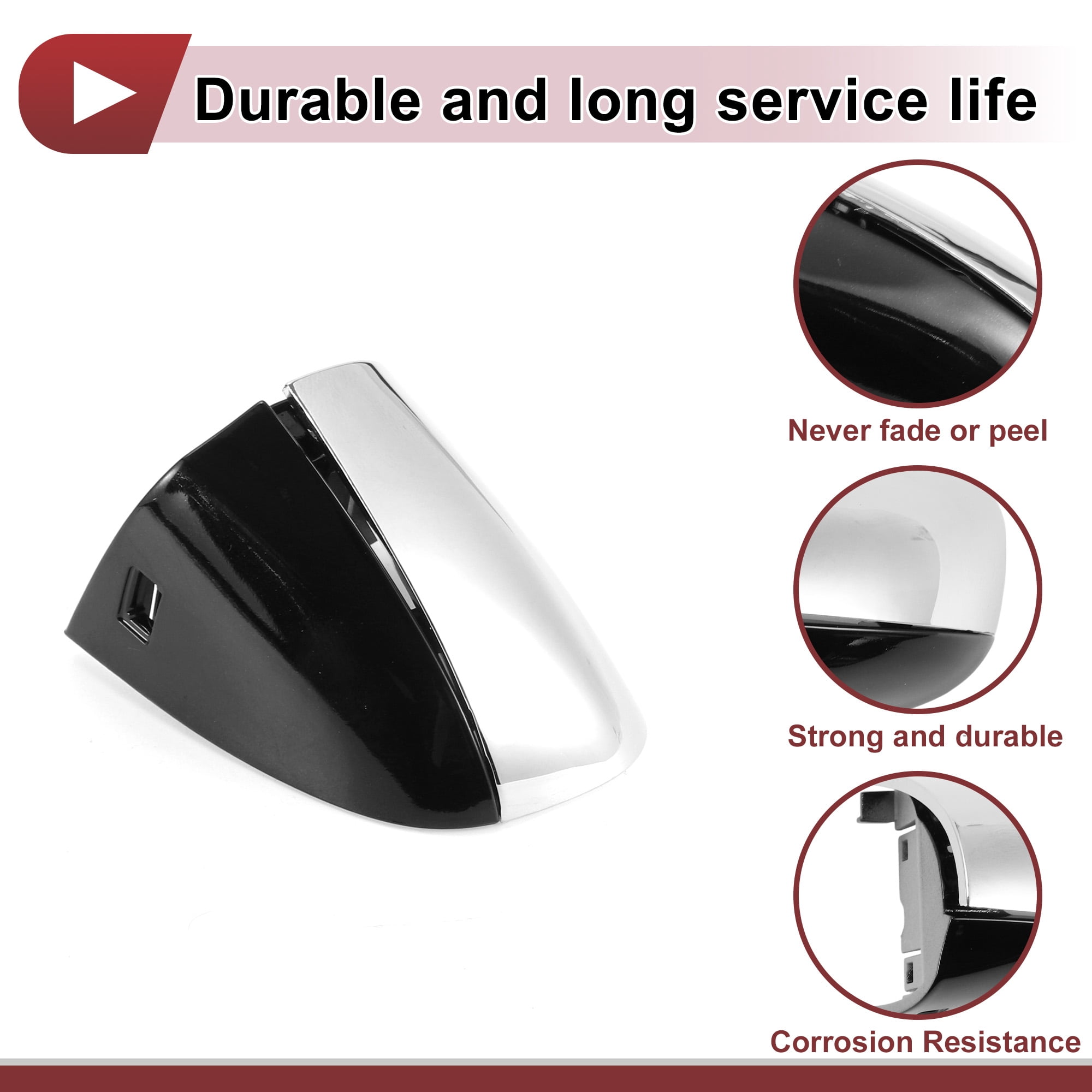 Unique Bargains Front Left Exterior Door Handle Cover for mercedes-Benz C W205 2016