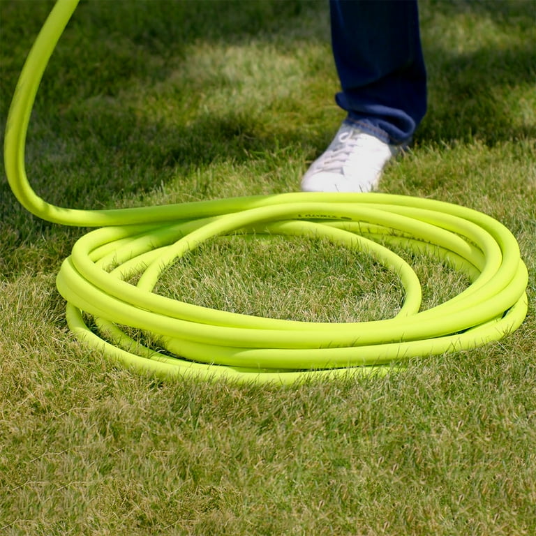 Flexzilla HFZG5100YW Garden Hose 5/8in x 100ft Heavy Duty Lightweight Green