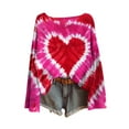 thumbnail image 3 of Uootdi Valentines Sweaters for Women Love Heart Knited Sweater Casual Crewneck Long Sleeve Shirts Valentines Day Pullover Tops Gift, 3 of 5