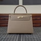 thumbnail image 3 of Bolso Kelly de piel de vaca de alta calidad, bolso bandolera pequeño con estampado de palmeras, para mujer, primavera y verano, novedad de 2025, 3 of 5