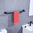 thumbnail image 4 of 20 Inche Black Towel Bars for Bathroom Wall Mounted, Matte Black Bath Towel Racks Stainless Steel Total-22” Towel Rails for Kitchen Cabinet Towel Holder Towel Hanger Towel Rods, A8804MB-5P1, 4 of 8