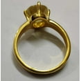 thumbnail image 3 of Natural Certified Handmade Yellow SapphireStone Victorian Engaent Ring US9, 3 of 3