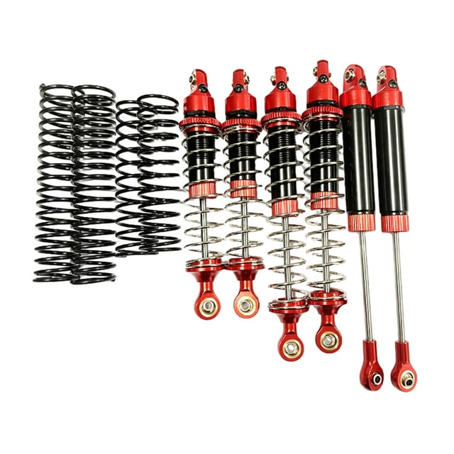 Amortiguador trasero Tholdsy para 1/10 Rc LOSI Baja Rey 4WD Rojo