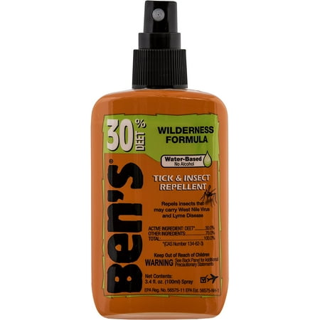 Bens 100 Pump - Ben's 30% DEET Mosquito, Tick and Insect Repellent, 3.4 Ounce Pump, Ben's 30% DEET mosquito, tick and insect repellent offers the minimum DEET.., By Bens