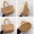 thumbnail image 2 of Kukuzhu Beach Bag for Women Handwoven Tote Bag Large Stylish Handbag Shoulder Bag for Travel Vacation, 2 of 7