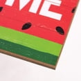 thumbnail image 2 of Hanging Wooden Watermelon Welcome Sign - 12" x 6", Pink, Green, Summer Camp, Spring, 4th of July, Daycare, 2 of 3