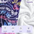 thumbnail image 5 of Daughter Blanket from Mom,to My Daughter Blankets,Birthday Gift for Girl Adult,Ideas from Mother Dad,for Graduation,Christmas,Soft Fleece Throw Bedding for Bed Couch 40"x50",Moon(Purple), 5 of 6
