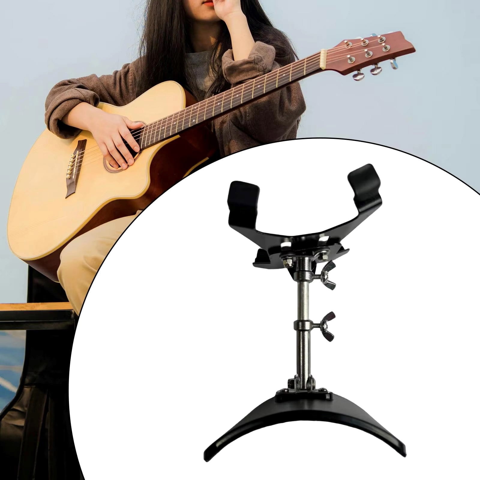 Guitar Balances Support Classical Guitar Support Foot Stool Ergonomic Designs Quick Adjustment Guitar Support Handrest