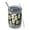 Darkblue Daisy Flower, variant on 12oz Tumblers Green Daisy Flower Yellow Centers Pattern Vacuum Insulated Stainless Steel Travel Tumbler Cups Mug with Lid and Straw for Beer,Coffee,Beverages with Cleaning Brush for Cold & Hot Drinks
