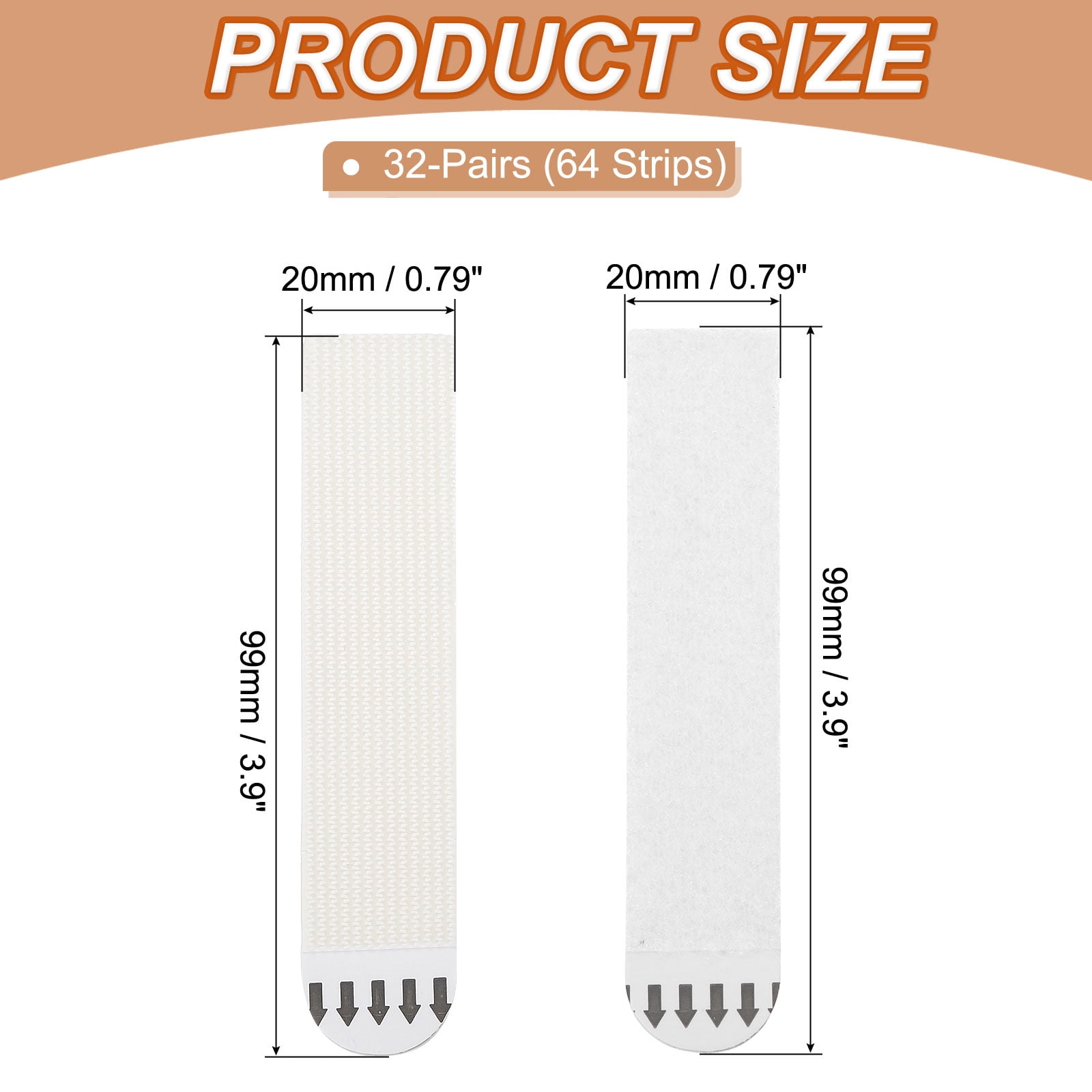 Uxcell Picture Hanging Strips 64 Pcs Picture Hanging Strips Kit Removable Wall Hanging Strips White