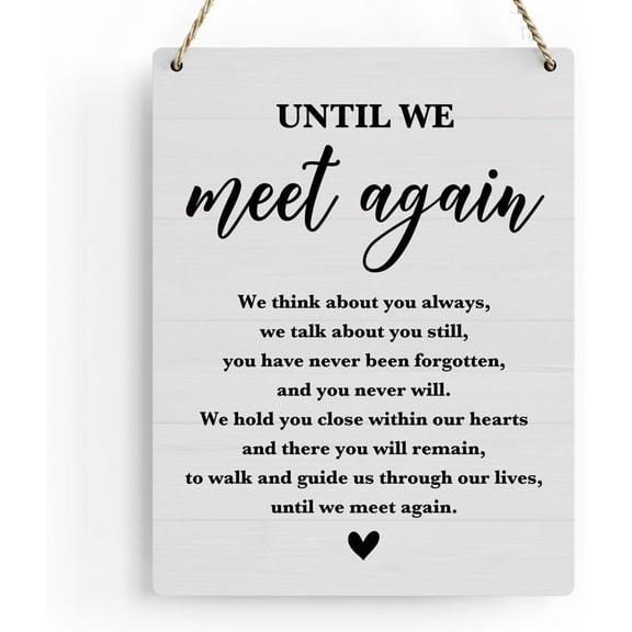 8x10 Inch Rustic Wedding Memorial Signs, Boho Wedding Decor Engagement Wedding Decorations, Bridal Shower Engagement Party Decorations Wedding Memory Table Signses