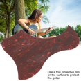 thumbnail image 6 of Guitar Pickguard Self Adhesive Sticker Red Tortoise Shell Duck Shape Guard Accessories, 6 of 8