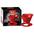 thumbnail image 2 of Melitta 64008 Lot de 2 Cafetières à une Tasse, Rouge, 2 of 2