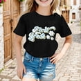 thumbnail image 2 of Whouriu Toddler Girls First Grade T Shirt Letter Print Short Sleeve Back To School T-Shirt, 2 of 4