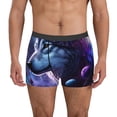 thumbnail image 1 of Fotbe Feathered Wolf Calzoncillos Tipo Boxer con Bolsa de Soporte Total para Hombre, X-Temp Fresco, Transpirable y de Secado Rápido-Small, 1 of 5