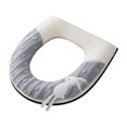 thumbnail image 2 of YHAICO Toilet Seat Round Toilet Seat Cover Toilet Cushion Warm Plush Household Toilet Seat Cushion Toilet Seat Cover, 2 of 6