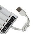 thumbnail image 3 of ziyahi Plastic AAA/AA Battery Charger Portable Indicator Light Short-circuit Protection USB Interface Electric Toy Charging Adaptor, 3 of 5