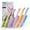 Light Multicolor, variant on Hecef 6-Piece Kitchen Knife Set, Colorful Coated Stainless Steel Sharp Cooking Knives, Dishwasher Safe