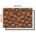 thumbnail image 5 of Halloween Jack O Lanterns on Dark Background Summer Placemats Table Placemats Set Of 6-Linen Kitchen Washable Placemats Table Mats 11.8"x17.7" Non-Slip Heat Resistant, 5 of 5