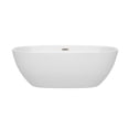 thumbnail image 3 of Wyndham Collection 67'' Freestanding Bathtub Soaking Juno, 3 of 8