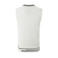 thumbnail image 4 of Fall/winter Men's Trend Loose Sleeveless Sweater Vest, 4 of 5
