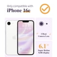 thumbnail image 2 of Funda GVIEWIN para iPhone 16e de 6,1" con protector de pantalla floral, 2 of 7