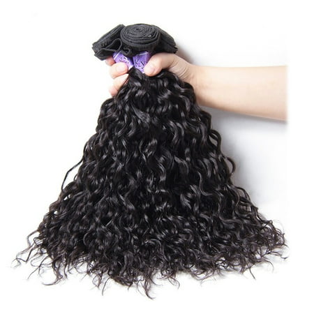 UNice Hair Kysiss Water Wave 3 Bundle Deals Unprocessed Human Hair Weave Bundle Peruvian Hair Bundles,